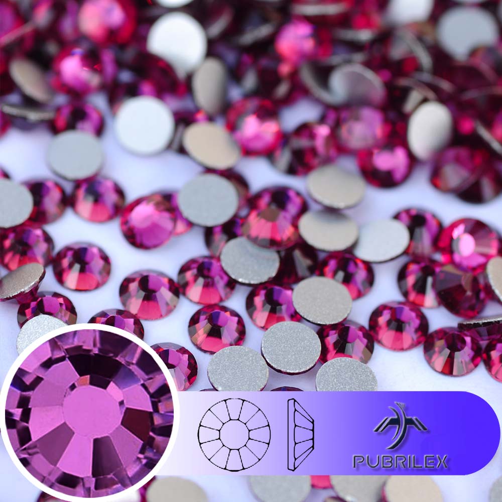Nail Art Fuchsia - Фуксия SS3-SS30 стеклянные стразы с кристаллами