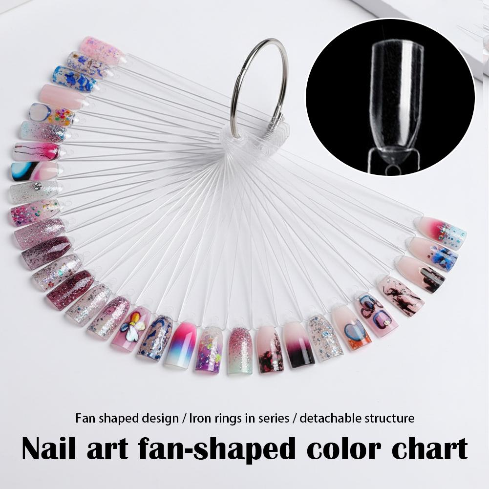 Nail Art Viral - 50 прозрачных образцов для демонстрации цвета