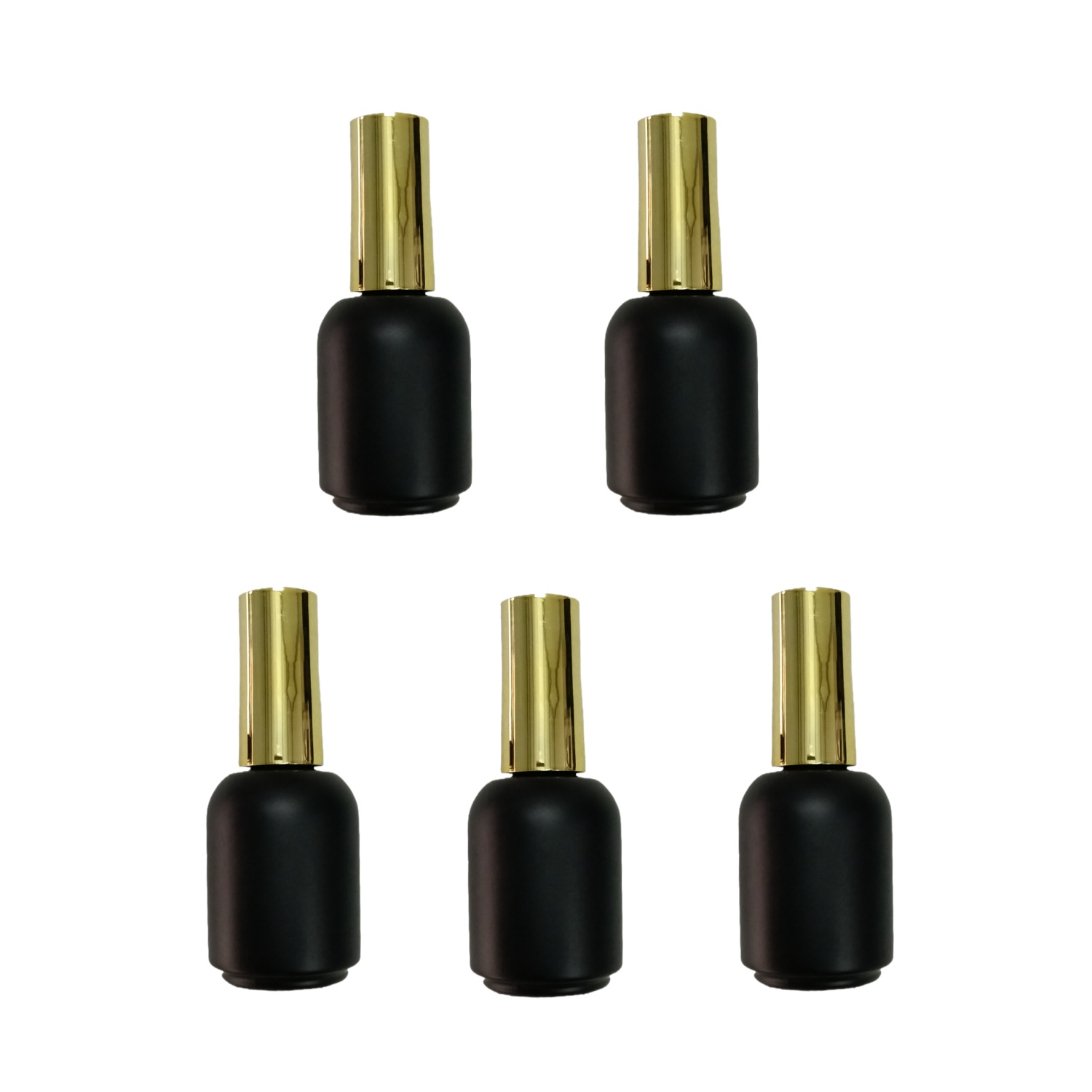 Nail Art Kaki - 20 мл, 5 штук, пустые черные