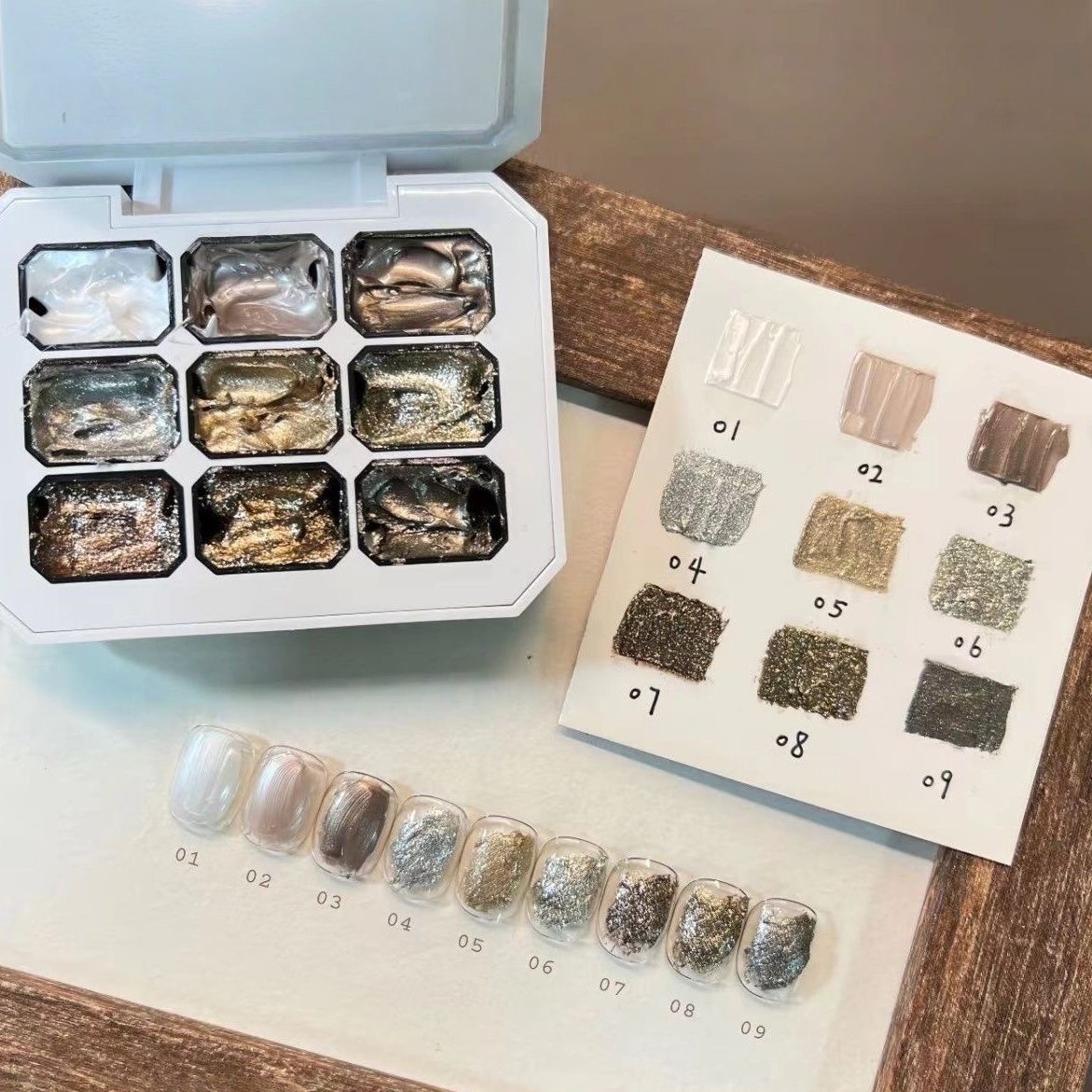 Набор из 9 твердых лаков для н – обзор и цена Nail Art Ideas