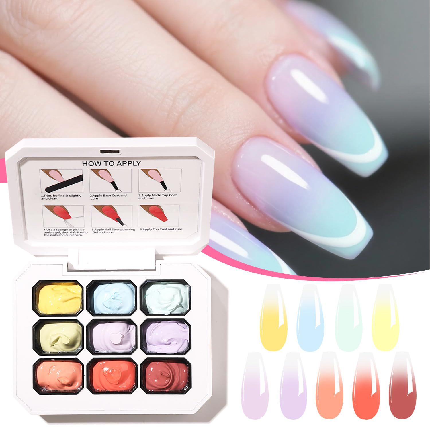 9-цветный гель-лак для ногтей  – обзор и цена Nail Art Ideas