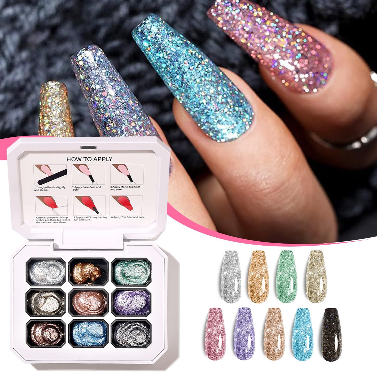 9-цветный гель-лак для ногтей  – обзор и цена Nail Art Ideas