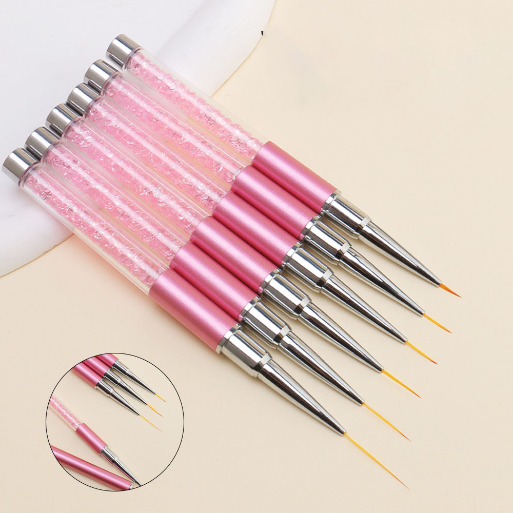 Набор из 6 акриловых кистей дл – обзор и цена Nail Art Kaki