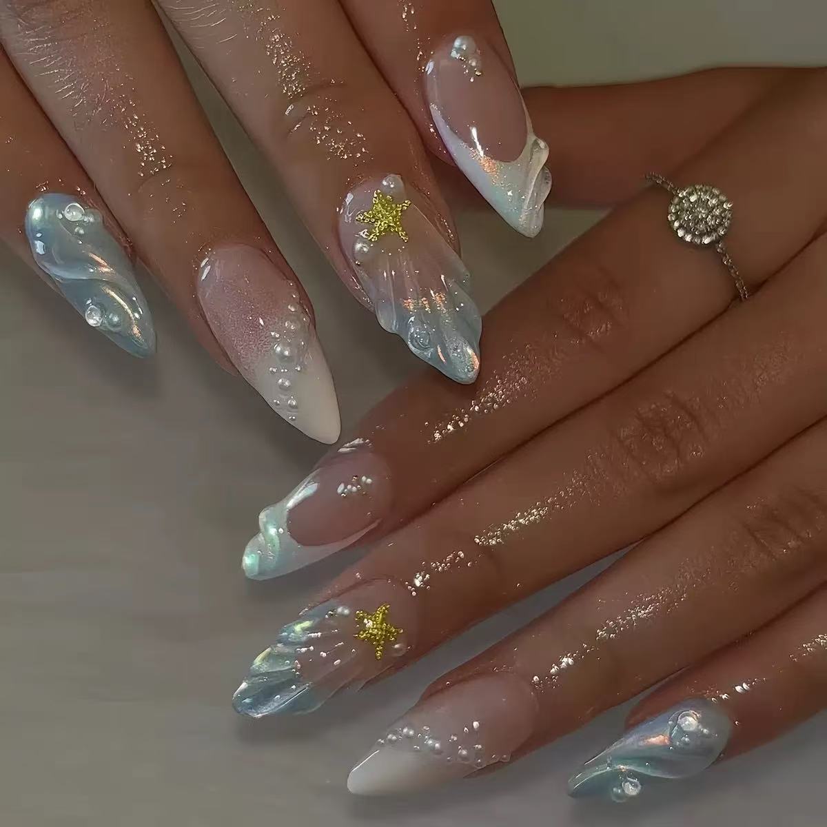 24 шт. коротких овальных 3D-на – обзор и цена Nail Art Ideas