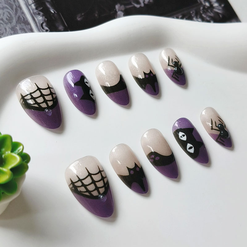 10 шт. Женские накладные ногти – обзор и цена Nail Art Eye Cat