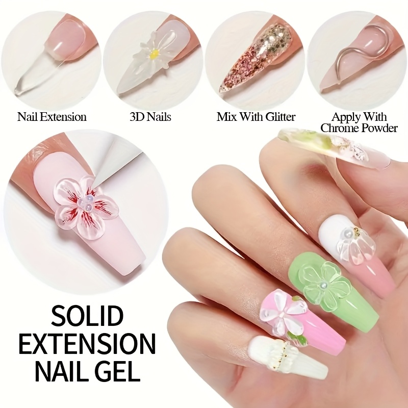 100 г прозрачного нелипкого ге – обзор и цена Nail Art Ideas
