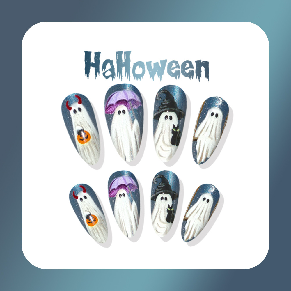 24 шт. накладных ногтей для Хэ – обзор и цена Nail Art Eye Cat