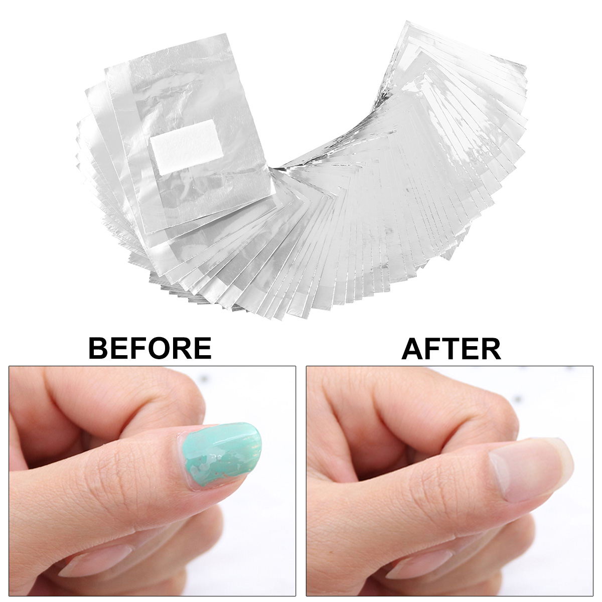 500/1000 шт., алюминиевая фоль – обзор и цена Nail Art Ideas